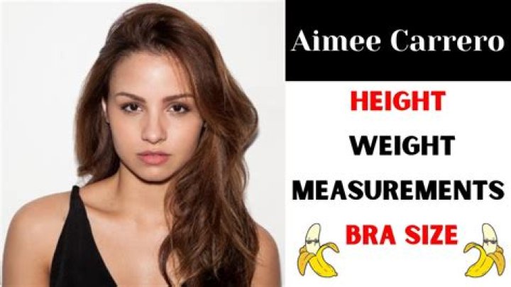 Aimee Carrero Height, Weight, Measurements, Bra Size, Shoe Size