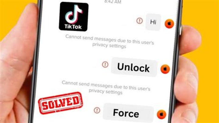 How to Fix / Solve “Cannot Send Messages Due To This User’s Privacy Settings” On TikTok - SarkariResult