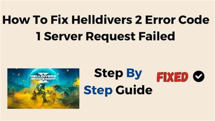 How to Fix / Solve HELLDIVERS 2 Server Request Failed Error Code 5 1 503 - SarkariResult