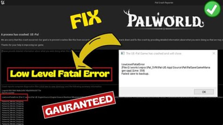 How to Fix / Solve Palworld Fatal Error/LowLevelFatalError On PC - SarkariResult