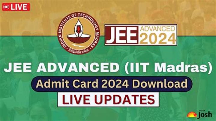 JEE Advanced Admit Card 2024