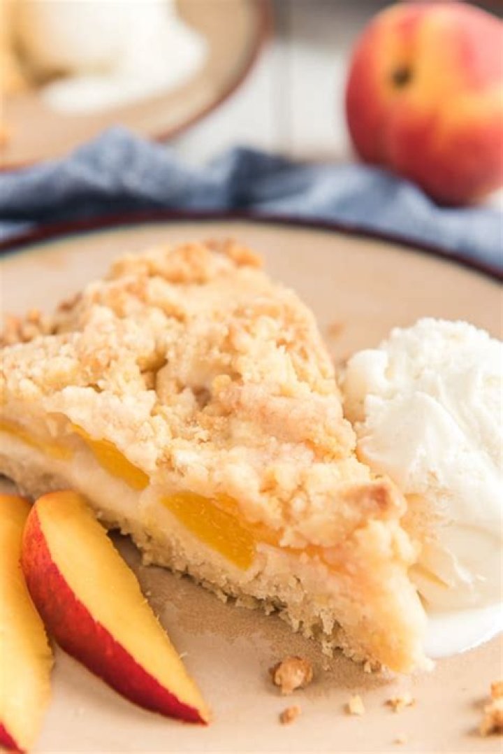 Peach Cake with Crumb Topping