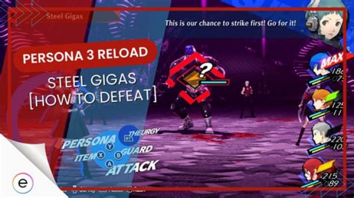 Persona 3 Reload: How to Fight Steel Gigas? - SarkariResult