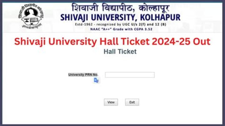 Shivaji University Admit Card 2022 - 2023 Online Download Hall Ticket